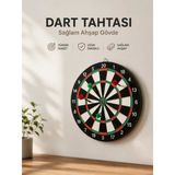 Evde, Ofiste Ve Oyun Alanlarında Kullanıma Uygun Sağlam Ahşap Gövdeli Dart Tahtası
