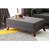 Evdebiz Bella Soft Puf Antrasit