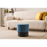 Evdebiz Patara Puf Arz Mavi - 40x40