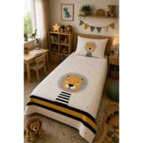 Evdek Bebek ve Çocuk Odası Little Lion – Minik Aslan Tek Kişilik Pike Takımı 160X230 Cm 6ETD8