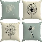 Evdek Botanical 4'lü Kırlent Kılıf Ds34 - 45 x 45 cm - Karışık