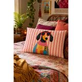 Evdek Dekoratif Kapitone Yastık Kılıfı 50x70 Cm 6ETD2