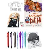 Evdeki Kocaman Kaplan ve Martıya Uçmayı Öğreten Kedi 2'li Set - Kalem