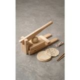 Evdekka El Yapımı Ahşap Hamur Presi - Tortilla Maker - Lavaş Ve Taco Hazırlama
