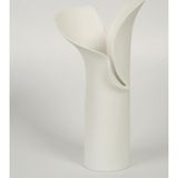 Evdema BEYAZ LİLYUM VAZO 10*19*35 CM AK.JM00014