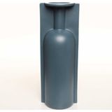 Evdema LIP KOYU GRİ VAZO BÜYÜK 13*10*36 CM AK.JL0011