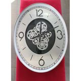 EVDEMA METAL ÇARKLI KARE DUVAR SAATİ 69,3*52,8*8CM
