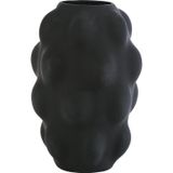 Evdema SİYAH KABARCIK CAM VAZO 1 21,5*21,5*32 CM