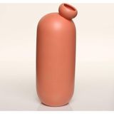 Evdema SUNCORAL KİREMİT VAZO BÜYÜK 13*13*33 CM AK.JL0033