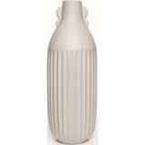 Evdema Vitale Antıque Krem Vazo Büyük 14x14x45 Cm