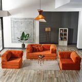 Evdemo Legom Avanos Yatak Olabilen Çok Amaçlı Koltuk Takımı Kiremit