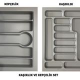 evdeniste LİDER 67*49 Çekmece İçi Kepçelik ve 67*49 Kaşıklık İkili Set