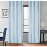 Evdepo Home Açık Mavi Petek Kadife Dokulu Fon Perde Pilesiz Düz Dikişli Ekstrafor Büzgü 160 x 270 cm