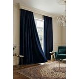 Evdepo Home Blackout Fon Perde,%100 Karartma, Isı Yalıtımlı, Pilesiz, Lacivert, Tek Kanat 320 x 260 cm