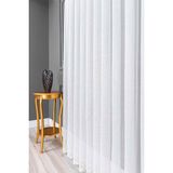 Evdepo Home Ekstraforlu Pilesiz Tek Kanat Ekru 220x200 cm Tül Perde