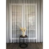 Evdepo Home Ekstraforlu Pilesiz Tek Kanat Ekru 230x200 cm Tül Perde