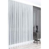 Evdepo Home Ekstraforlu Pilesiz Tek Kanat Ekru 230x250 cm Tül Perde