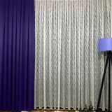 Evdepo Home Ekstraforlu Pilesiz Tek Kanat Ekru 260x240 cm Tül Perde