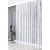 Evdepo Home Ekstraforlu Pilesiz Tek Kanat Ekru 280x240 cm Tül Perde