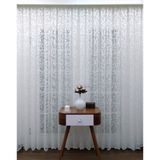 Evdepo Home Ekstraforlu Pilesiz Tek Kanat Ekru 370x260 cm Tül Perde