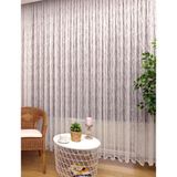 Evdepo Home Ekstraforlu Pilesiz Tek Kanat Ekru 580x200 cm Tül Perde