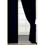 Evdepo Home Hazır Karartma Blackout Pilesiz Fon Perde Lacivert 80 x 250 cm