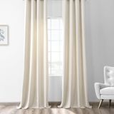 Evdepo Home Karartma Blackout Pilesiz Krem 280x250 cm Fon Perde