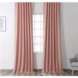 Evdepo Home Karartma Blackout Pilesiz Pudra 300x275 cm Fon Perde