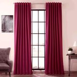 Evdepo Home Karartma Blackout Pilesiz Vişne Fuşya 110x260 cm Fon Perde