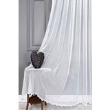 Evdepo Home Kırık Beyaz Ekstraforlu Pilesiz 180x250 cm Tül Perde