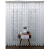 Evdepo Home Kırık Beyaz Ekstraforlu Pilesiz Ham Keten 60x200 cm Tül Perde