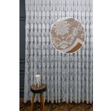 Evdepo Home Kırık Beyaz Sık Pileli 400x260 cm Tül Perde