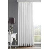 Evdepo Home Taç Lüx Atlas Saten Beyaz Güneşlik Perde - 330 x 285 cm - 285 x 330 cm