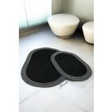 evdeucuz 2’li Banyo Paspası,Jüt Hasır Klozet Takımı, Kapı Önü Paspası (40x60-50x80)