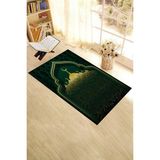 Evdeya Dijital Baskılı Camii Motifli Yıkanabilir Motifli 70X130 Namazlık Seccade, Seccade-05-Yeşil, - 70 x 130 cm
