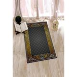Evdeya Dijital Baskılı Kaymaz Taban Yıkanabilir Namazlık Seccade 70x130 SECCADE-22, Gri, 70 x 130