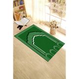 Evdeya Dijital Baskılı Minber Motifli Yıkanabilir Motifli 70x130 Namazlık Seccade SECCADE-2, Yeşil, 70 x 140