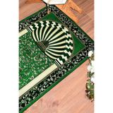 Evdeya Dijital Baskılı Yıkanabilir Camii Motifli Hediyelik Namazlık Seccade 70x130cm SECCADE-34, Yeşil, 70 x 140