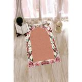 Evdeya Dijital Baskılı Yıkanabilir Çiçekli Hediyelik Namazlık Seccade 70x130cm SECCADE-24, Kahverengi, 70 x 140