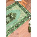 Evdeya Dijital Baskılı Yıkanabilir Hediyelik Klasik Namazlık Seccade 70X130CM, Seccade-33-Yeşil, - 70 x 130 cm