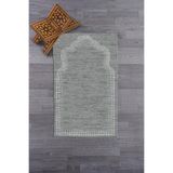 Evdeya Dijital Baskılı Yıkanabilir Hediyelik Namazlık Seccade 70x130 cm SECCADE-13, Gri, 70 x 130