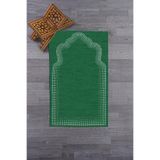 Evdeya Dijital Baskılı Yıkanabilir Hediyelik Namazlık Seccade 70x130 cm SECCADE-13, Yeşil, 70 x 130