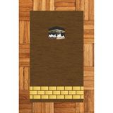 Evdeya Dijital Baskılı Yıkanabilir Kabe Motifli Hediyelik Namaz Halısı Seccade 70X130, Seccade-45-Kahve, - Kahverengi - 70 x 130 cm