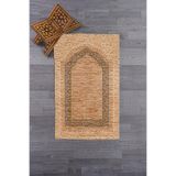 Evdeya Dijital Baskılı Yıkanabilir Kaliteli Şık Namazlık Seccade 70x130 cm SECCADE-09, Kahverengi, 70 x 130