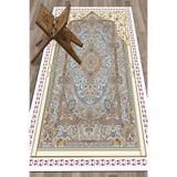 Evdeya Dijital Baskılı Yıkanabilir Klasik Namazlık Seccade 70x130 SECCADE-32, Beyaz, 70 x 130