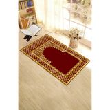 Evdeya Dijital Baskılı Yıkanabilir Motifli 70x130 Namazlık Seccade SECCADE-1, Gold, 70 x 140