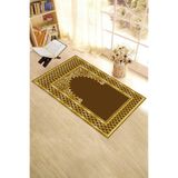 Evdeya Dijital Baskılı Yıkanabilir Motifli 70x130 Namazlık Seccade SECCADE-1, Kahverengi, 70 x 140