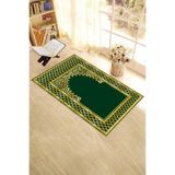 Evdeya Dijital Baskılı Yıkanabilir Motifli 70x130 Namazlık Seccade SECCADE-1, Yeşil, 70 x 140