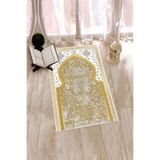 Evdeya Dijital Baskılı Yıkanabilir Motifli Hediyelik Namazlık Seccade 70x130cm SECCADE-26, Kahverengi, 70 x 130