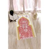 Evdeya Dijital Baskılı Yıkanabilir Motifli Hediyelik Namazlık Seccade 70x130cm SECCADE-26, Kırmızı, 70 x 130